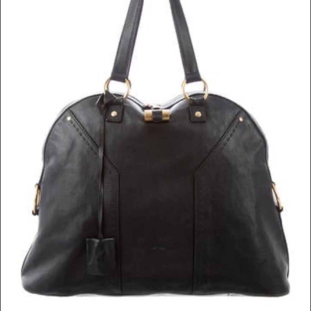 Authentic Yves Saint Laurent Leather Muse Satchel